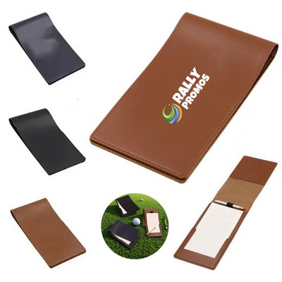 Portable PU Leather Golf Book Cover