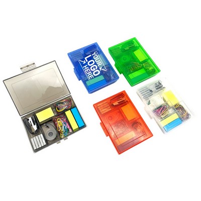 A 7-compartment 7-piece Set Of Office And Study Stationery