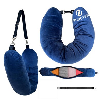 Portable Travel Neck Pillow Cover Only Unfilled