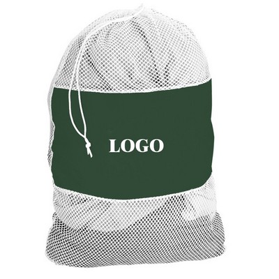 Environmental Protection Mesh Rope Drawstring Laundry Bag