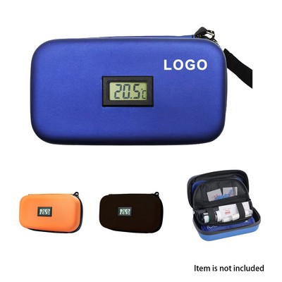 Portable Temperature Display Outdoor Organizer