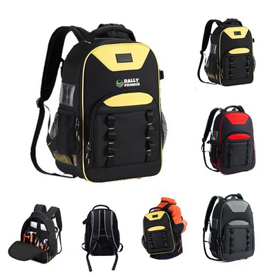 Tool Storage Backpack Electrician Multi-function Maintenance Toolbag