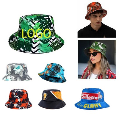 Sublimated Unstructured Bucket Hat