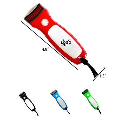 PVC LED Torch with Wrist Strap