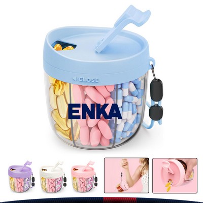 Septra 7-Compartment Rotating Pill Dispenser