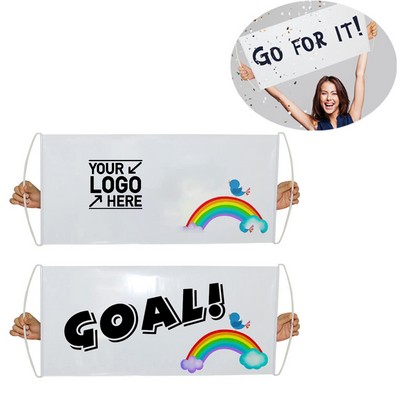 Custom Pull Roller Retractable Banner Hand Flag