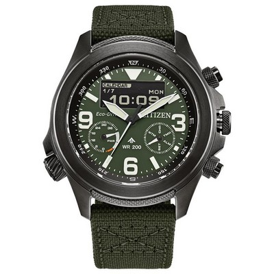 Citizen Men's Promaster Land CORDURA® Strap Watch Green Dial