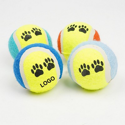 Rubber Pet Chewing Toy Tennis Ball