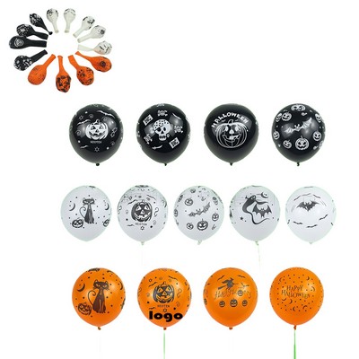100pcs Custom Halloween Balloons