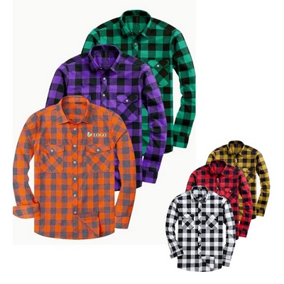 Flannel Checkered Casual Shirt