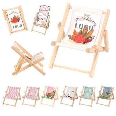 Foldable Beach Chair Phone Stand