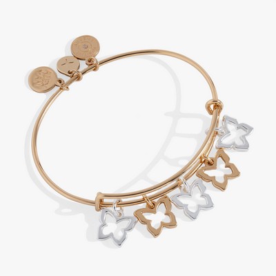Alex and Ani® Butterfly Multi Charm Bangle