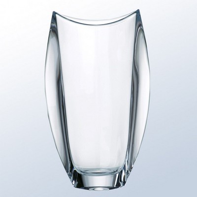 Arcadia Crystal Vase, 10"H
