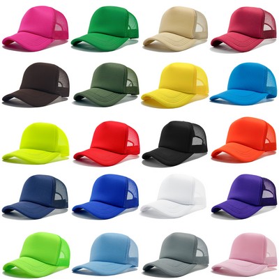 Sponge Baseball Mesh Cap