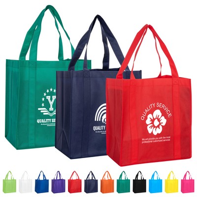80GSM Large Reusable Non Woven Tote Bags