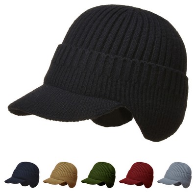 Winter Shielded Cap with Earflap