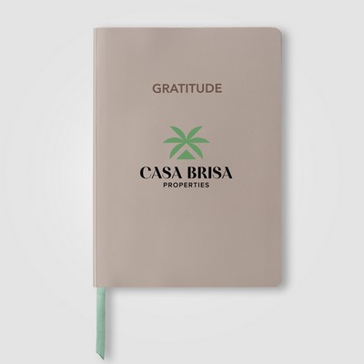 Gaia FSC Paper Ribbon Marker Gratitude Journal - A5 - Full-Color Inkjet