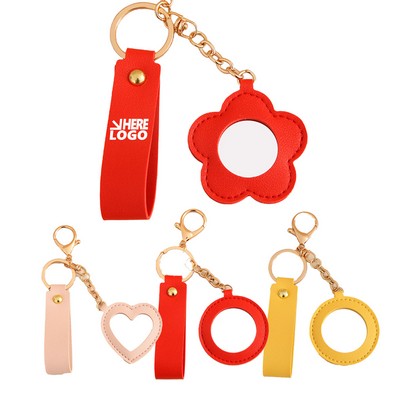 Lipstick Mirror Keychain