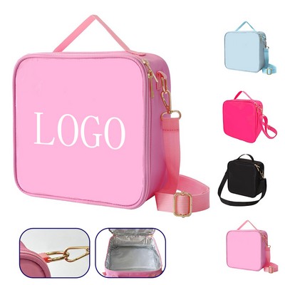 Insulated Lunch Tote with Adjustable Strap