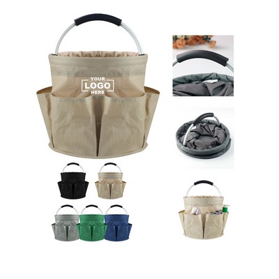 Portable Collapsible Picnic Basket with Storage Pockets