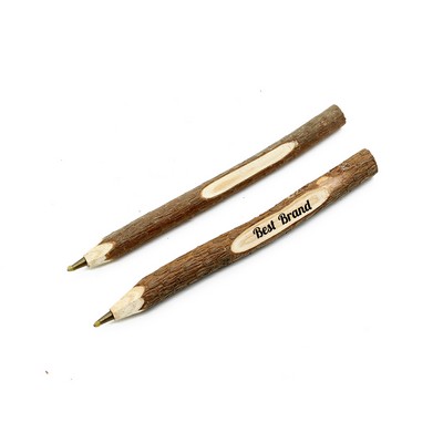 Wood Tree Branch Ballpoint Pen