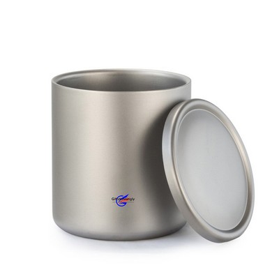 Multi - size Pure Titanium Outdoor Insulated Mugs