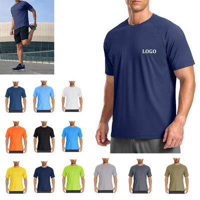 Men's Workout Moisture Wicking Cooling Shirt