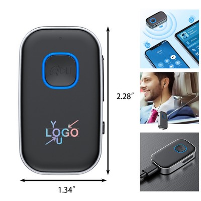 Car Wireless Receiver with Noise Cancellation and 3.5mm Jack