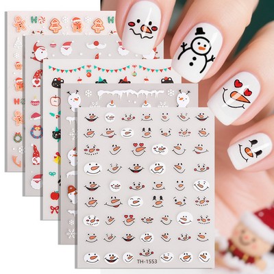 Nail Art Stickers Decals Self-Adhesive Nail Supplies Accessories