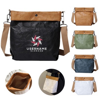 Eco-friendly Paper Crossbody Bag
