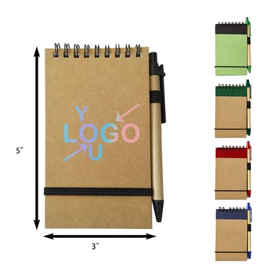 Eco Compact Notebook and Pen