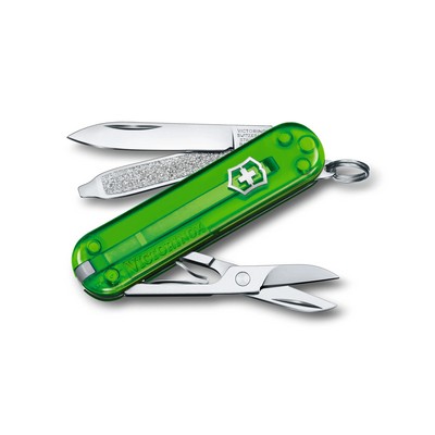 Classic SD 7 Function Swiss Army Knife - Green Tea (Green Translucent)