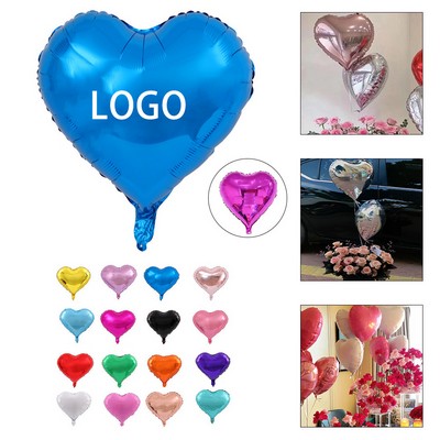 18" Heart-Shaped Balloons