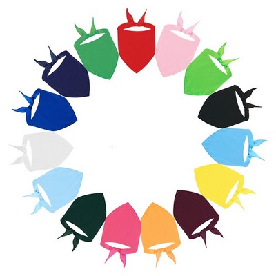 14" Small Polyester Sublimation Pet Bandana