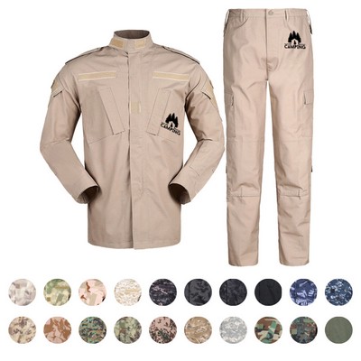 Wear-resistant Velcro Camouflage Coat and Pants Suit