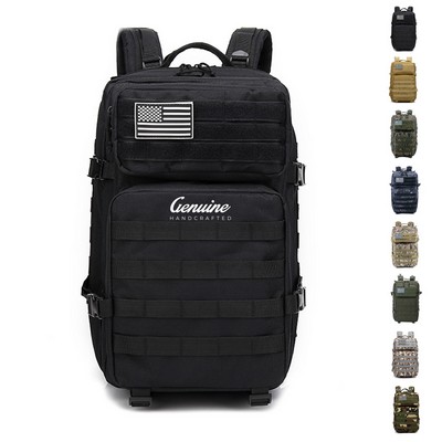 Outdoor Adventure Tactical Backpack with Camouflage Design