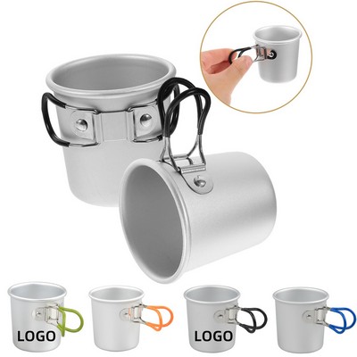 5oz Lightweight Outdoor Collapsible Aluminum Alloy Cup
