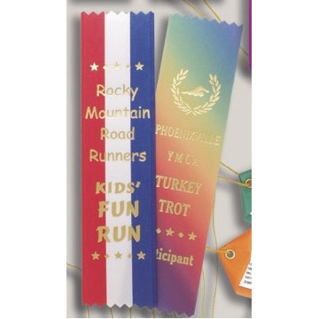 Custom Award Ribbon (2" x 8")