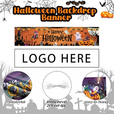 Customized Halloween Large Banner