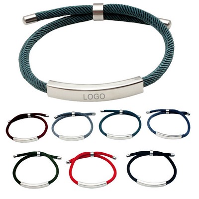 Stainless steel Braided Rope Bracelet