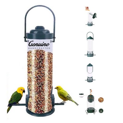 Clear PVC Hanging Bird Feeder