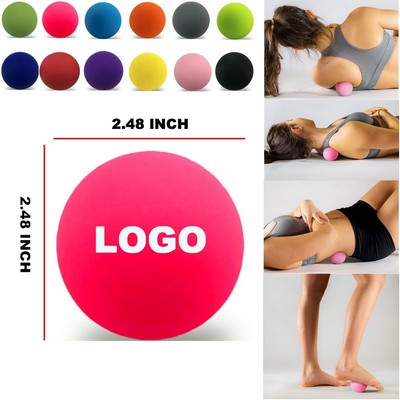 2.5" Custom Fitness Muscle Massage Lacrosse Ball
