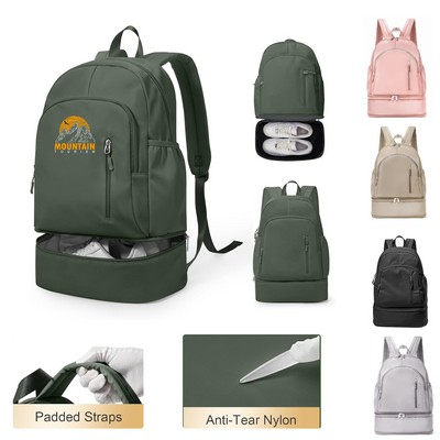 Lightweight Gym Bag with Shoe Compartment