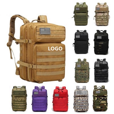 45L Training Tactical Backpacks Molle Assault Pack Hiking Rucksack
