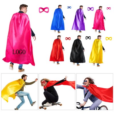 Halloween Cosplay Cloak Mask Set