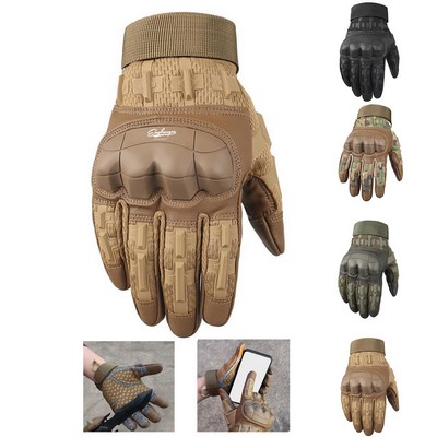 Rubber Guard Tactical Gloves