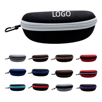 Portable Eyeglass Case With Zipper