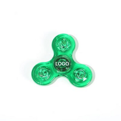 Crystal LED Light-Up Fidget Spinner