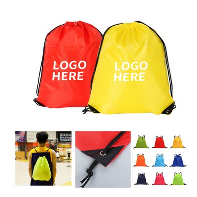 Athletic Drawstring Backpack for Sports Enthusiasts
