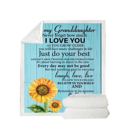 51X59" Sherpa Fleece Blanket